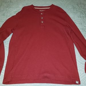 Eddie Bauer Thermal Button Shirt
